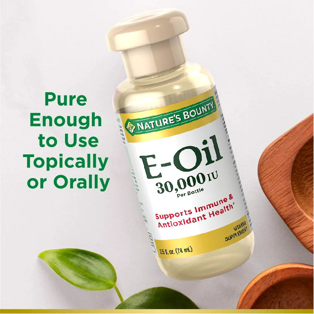 Nature's Bounty Vitamin E Oil 30000IU 74ml - Easy Pharmacy LLC