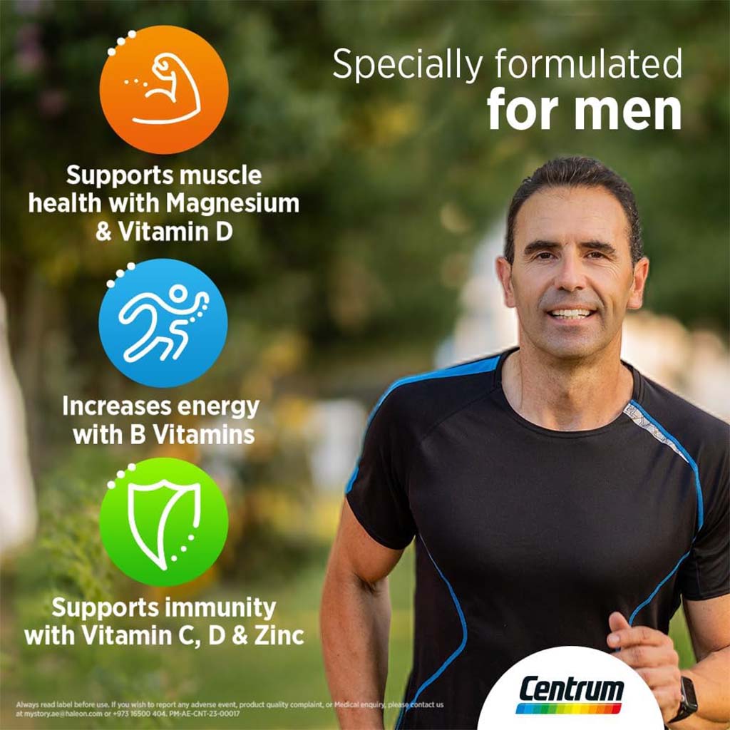 Centrum Men's Multivitamin Supplement Tablets, Pack of 60's - Easy Pharmacy LLC