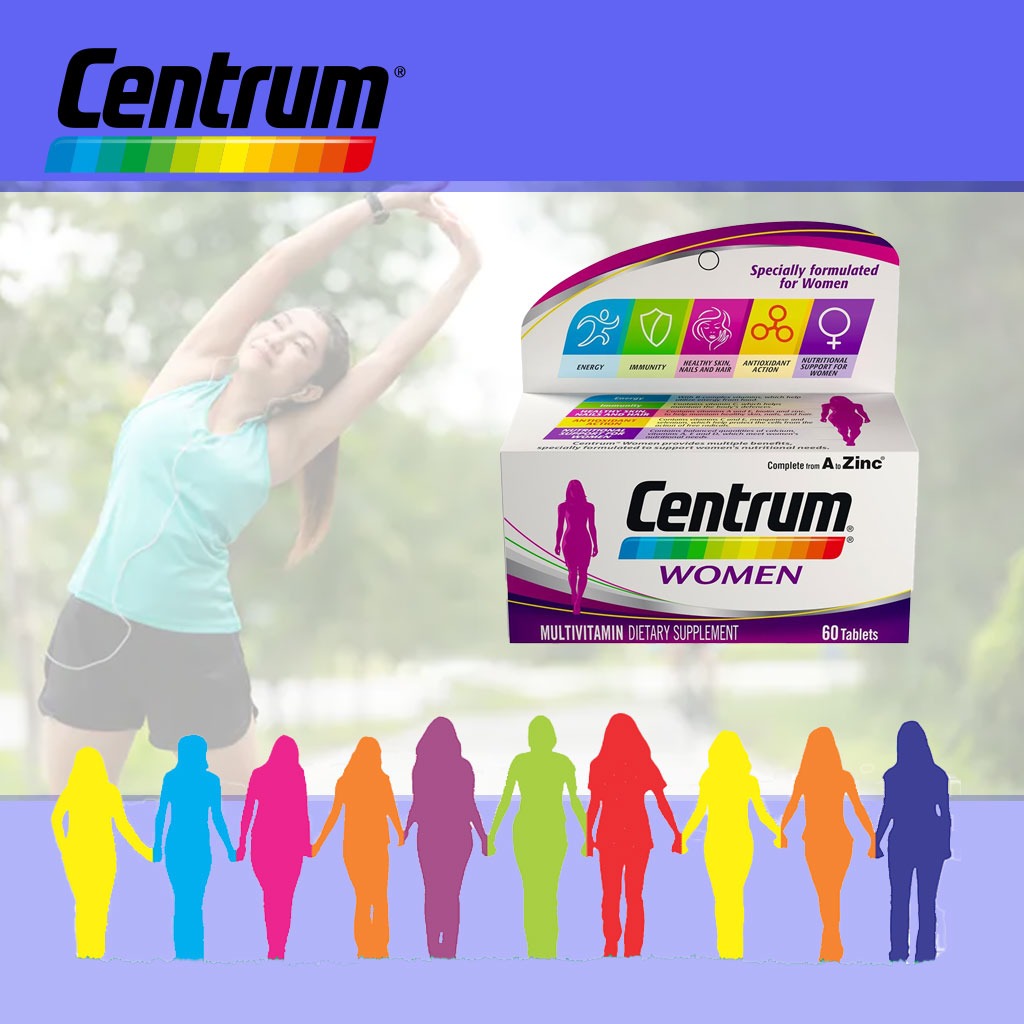 Centrum Women's Multivitamin Supplement Tablets, Pack of 60's - Easy Pharmacy LLC