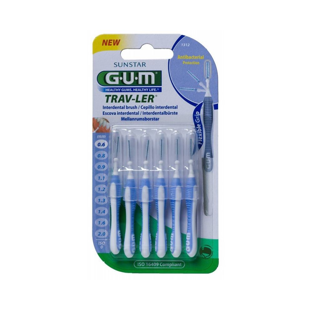 Butler Gum Travler Interdental Brush 0.6 mm 1312 - Easy Pharmacy LLC