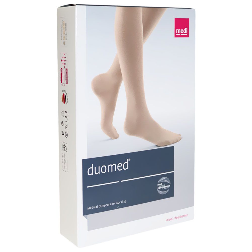 Duomed Thigh Open Toe CCL1 Compression Stocking Large - Easy Pharmacy LLC