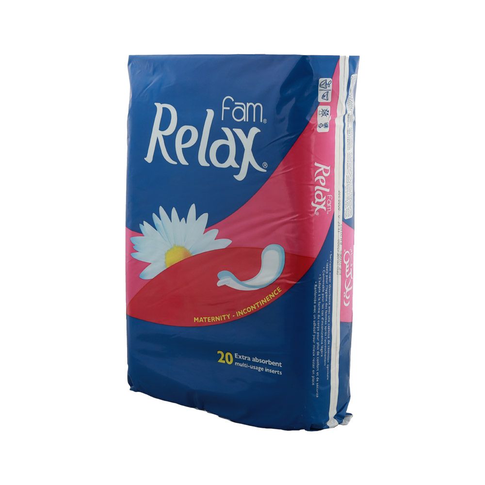 Fam Relax Maternity Pad 20's - Easy Pharmacy LLC