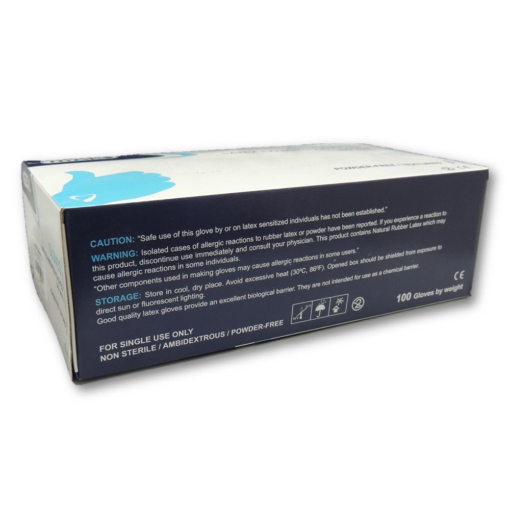 Max Latex Examination Powder-Free Gloves Large 100's - Easy Pharmacy LLC