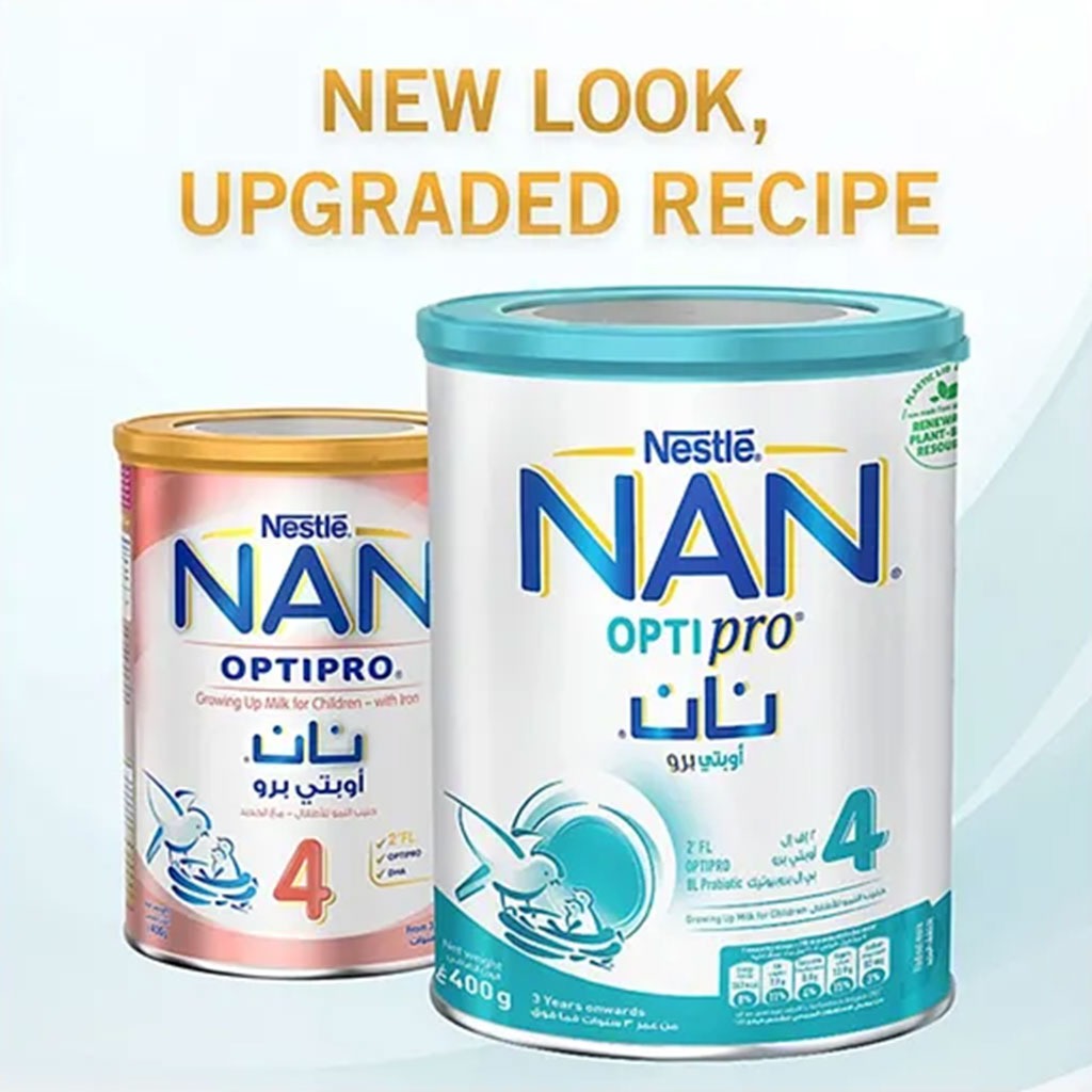 Nestle NAN Optipro Stage 4 Growing Up Children's Milk Formula For 3 To 6 Years 400g - Easy Pharmacy LLC