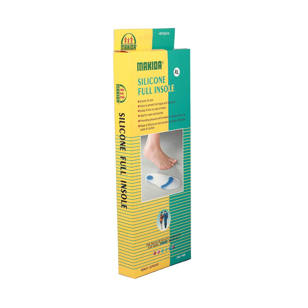 Makida Silicone Full Insole Size Extra Large HFOS310 - Easy Pharmacy LLC
