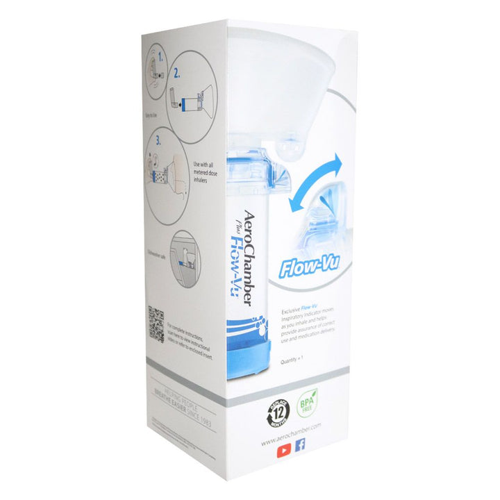 AeroChamber Plus Flow-Vu Chamber Mask Large - Easy Pharmacy LLC