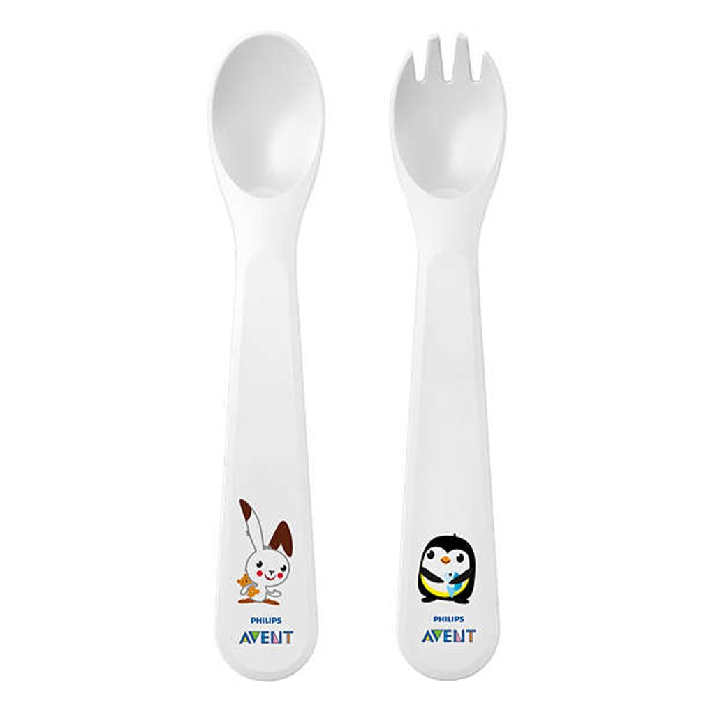 Philips Avent Toddler Fork & Spoon SCF712/00 - Easy Pharmacy LLC