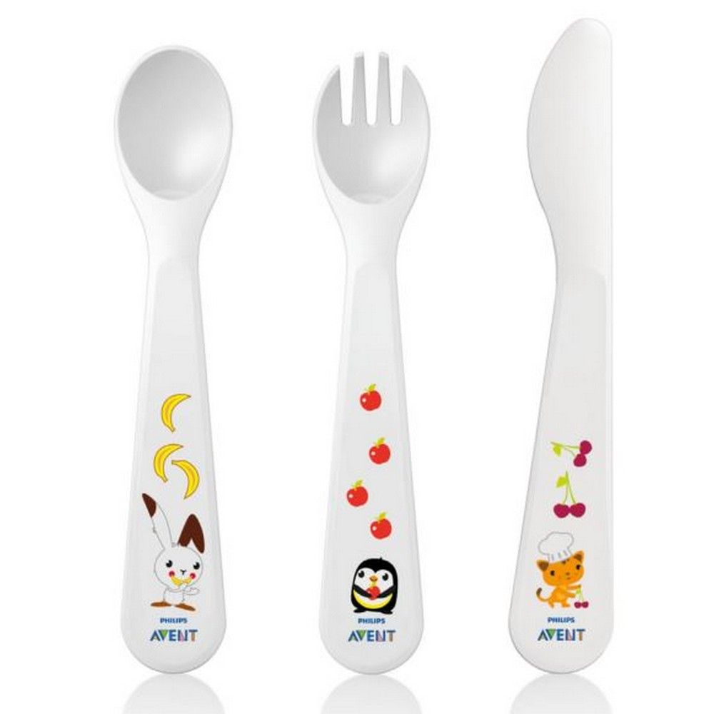 Avent Toddler Fork Spoon And Knife SCF714/00 - Easy Pharmacy LLC