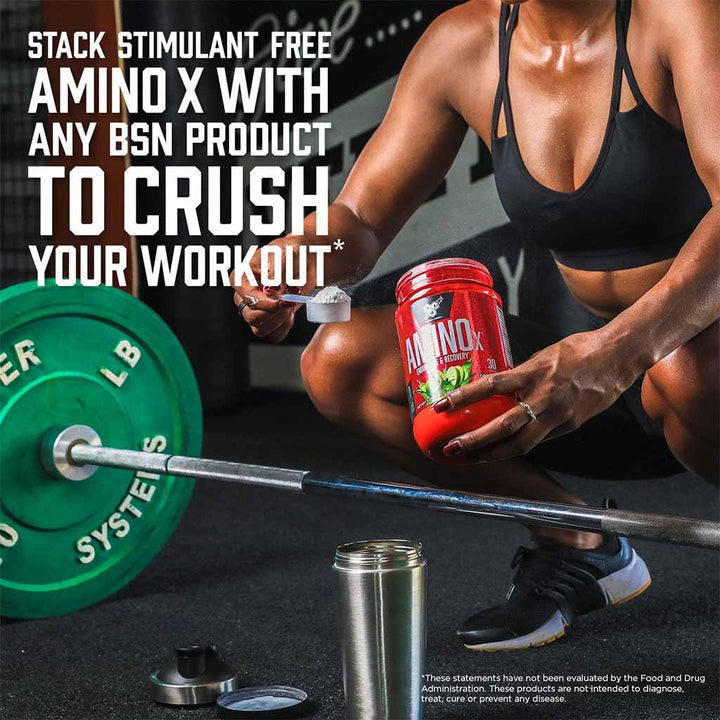 BSN AMINOx Powder With BCAAs For Endurance And Recovery, Blue Raz 435g - Easy Pharmacy LLC