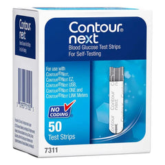 Ascensia Contour Next Blood Glucose Test Strips – Accurate Blood Sugar Monitoring, 50 Count