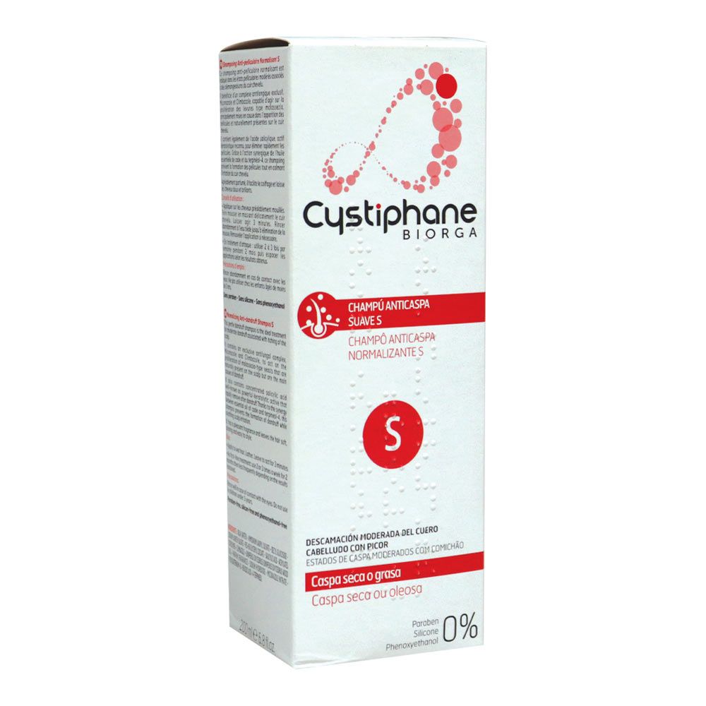 Biorga Cystiphane Anti Dandruff Shampoo S 200 mL - Easy Pharmacy LLC