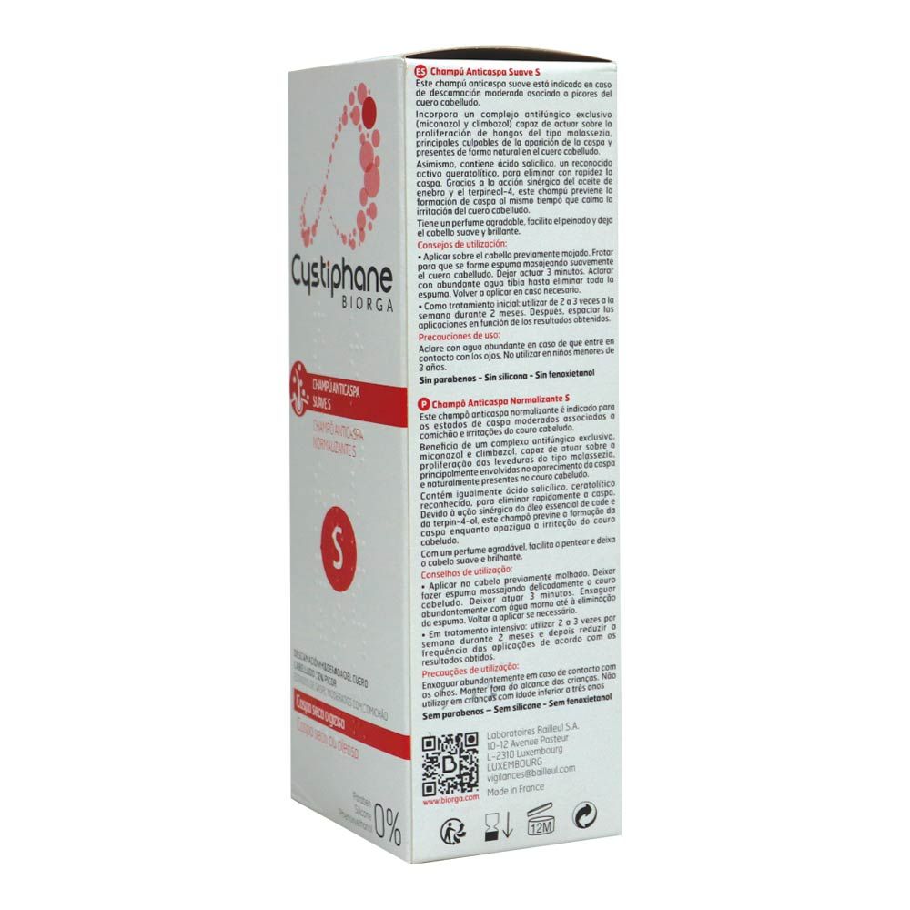 Biorga Cystiphane Anti Dandruff Shampoo S 200 mL - Easy Pharmacy LLC