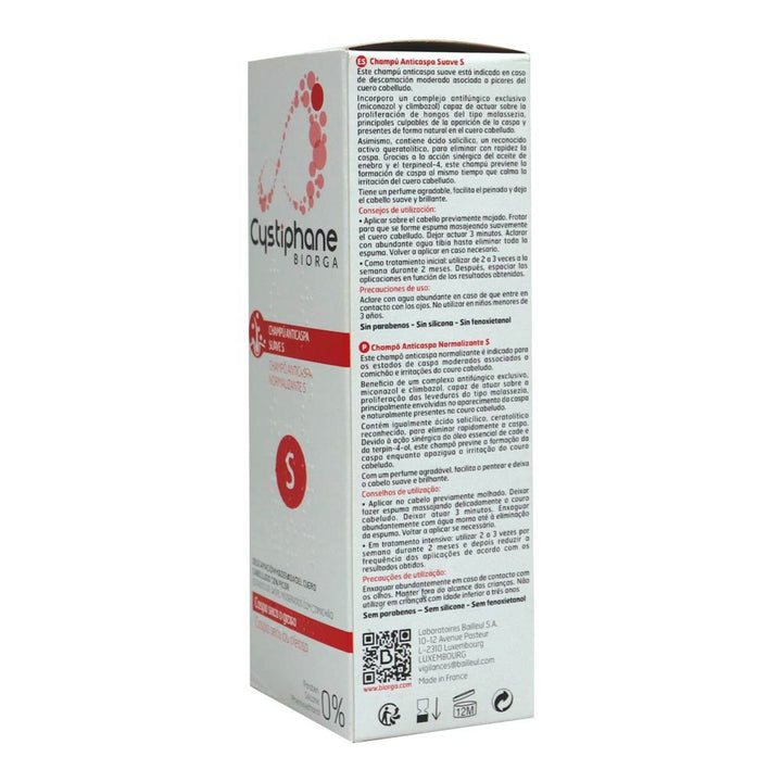 Biorga Cystiphane Anti Dandruff Shampoo S 200 mL - Easy Pharmacy LLC