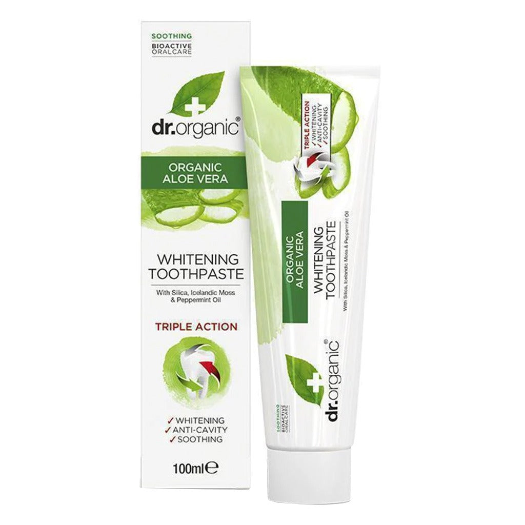 Dr.Organic Aloe Vera Toothpaste 100 mL - Easy Pharmacy LLC