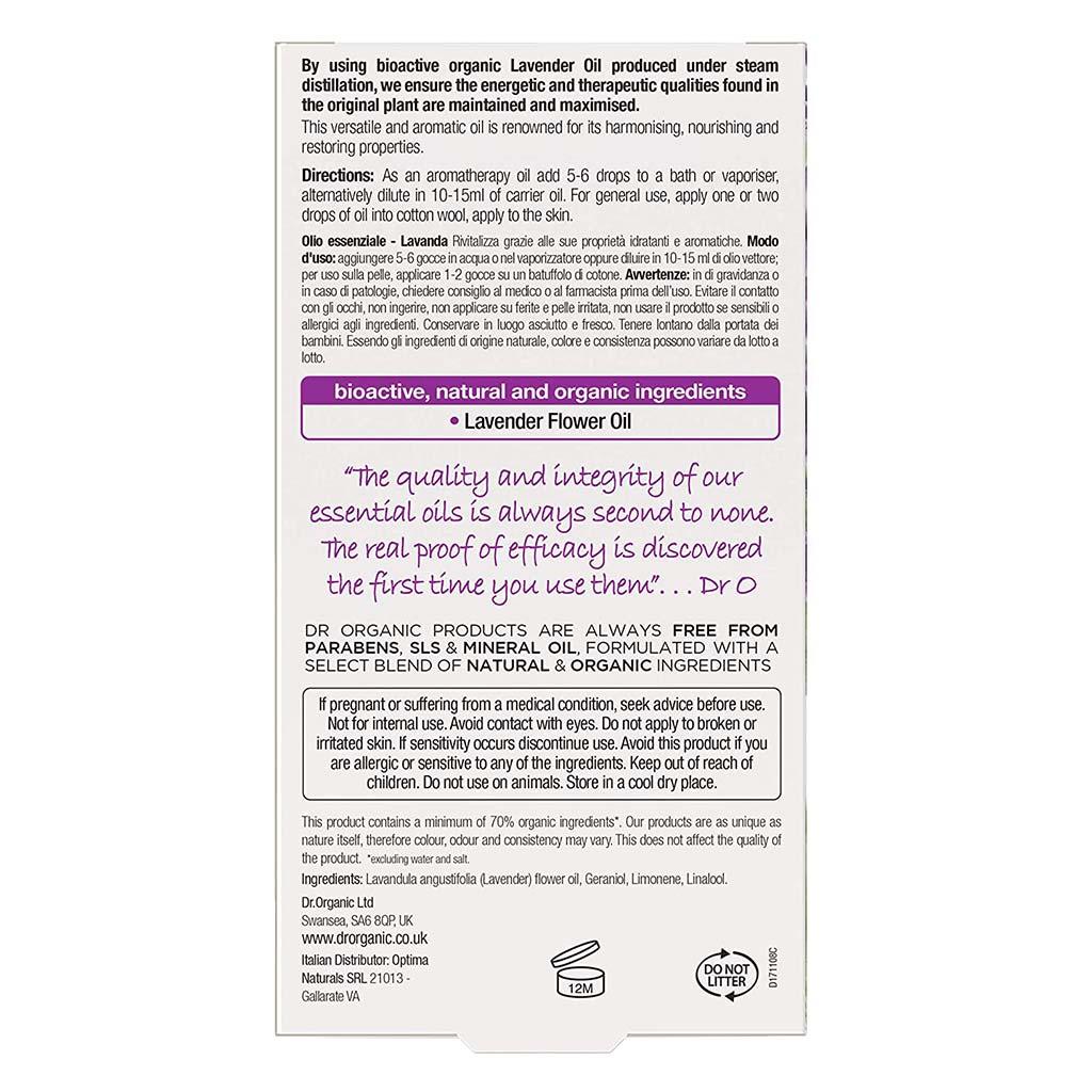 Dr.Organic Lavender Pure Oil 10 mL - Easy Pharmacy LLC