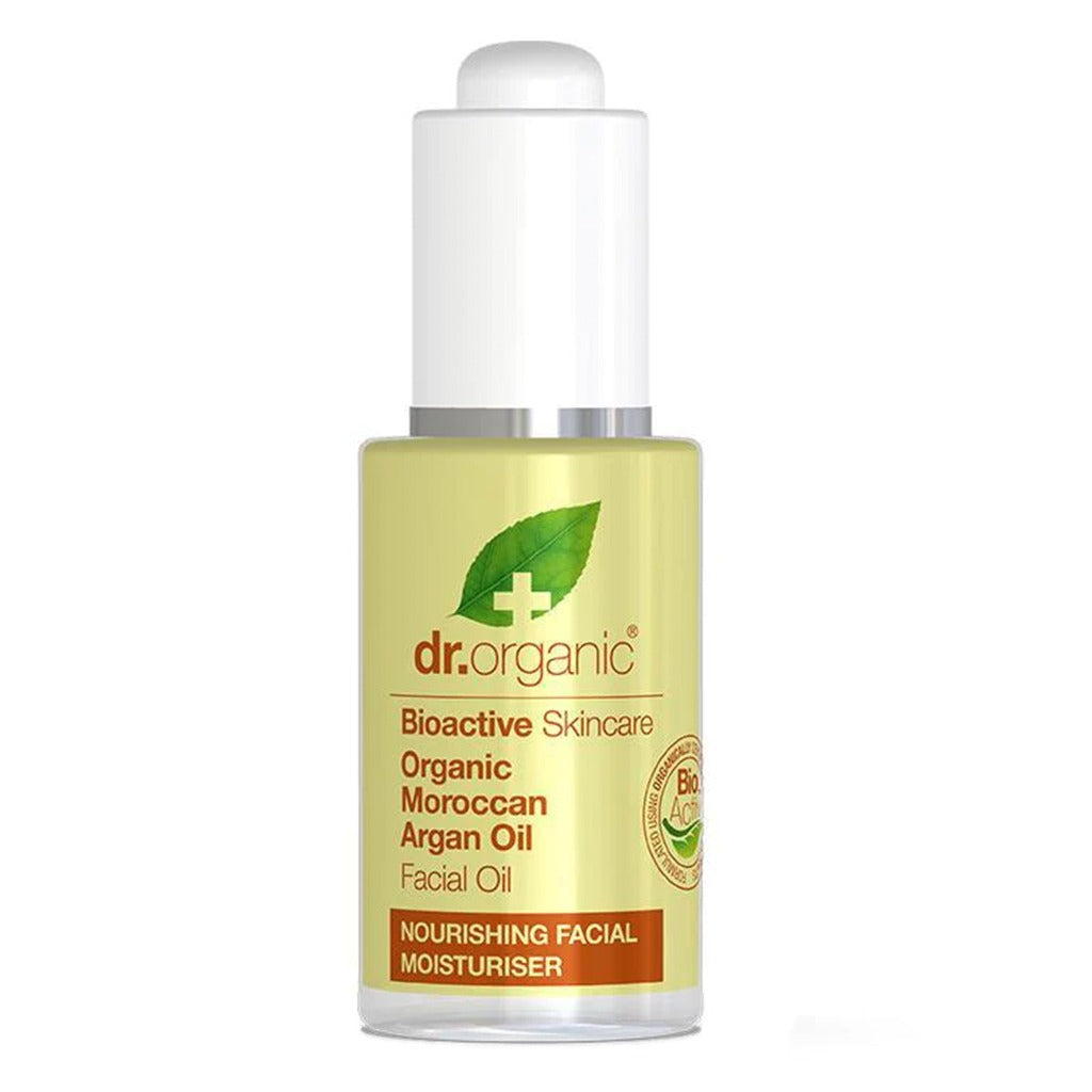 Dr.Organic Moroccan Argan Oil Age Delay Facial Oil 30 mL - Easy Pharmacy LLC