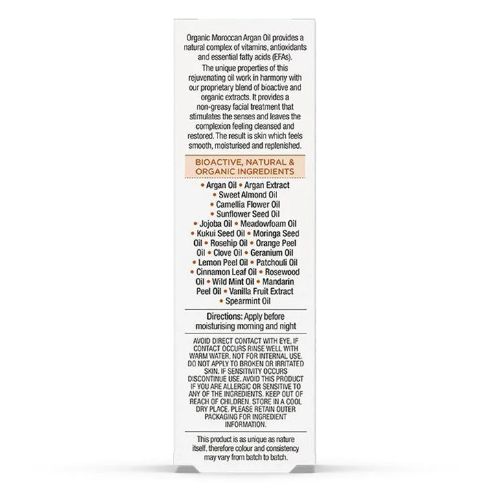 Dr.Organic Moroccan Argan Oil Age Delay Facial Oil 30 mL - Easy Pharmacy LLC