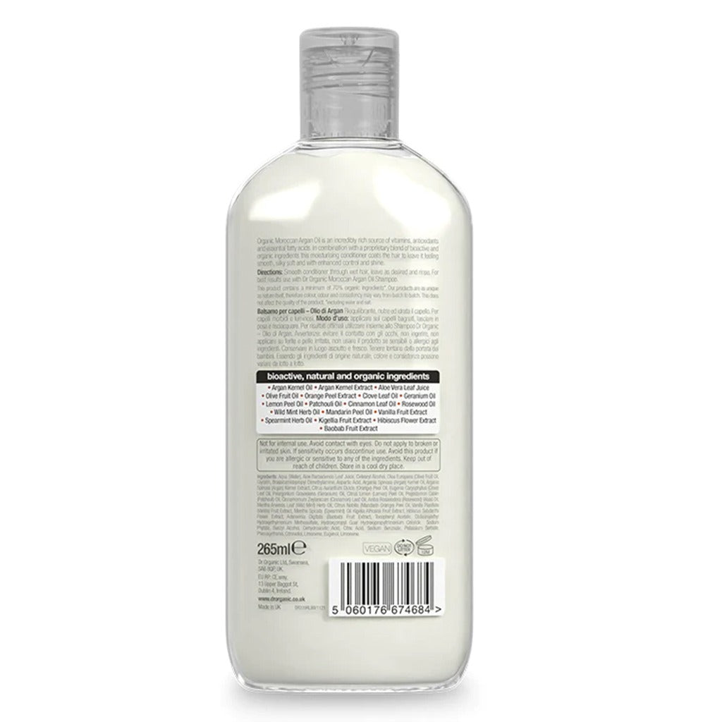 Dr.Organic Moroccan Argan Oil Conditioner 265 mL - Easy Pharmacy LLC
