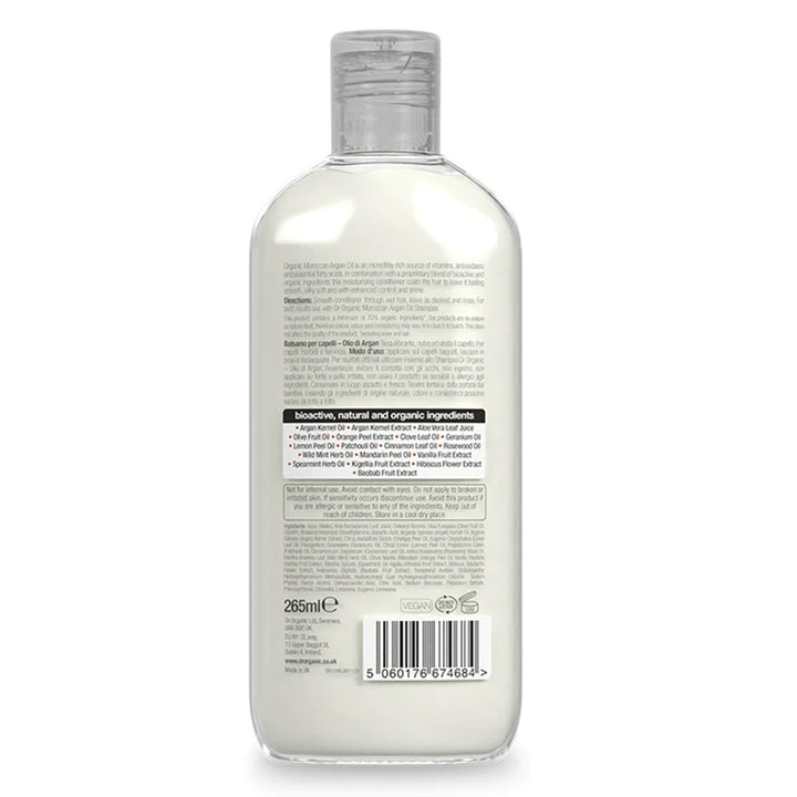 Dr.Organic Moroccan Argan Oil Conditioner 265 mL - Easy Pharmacy LLC