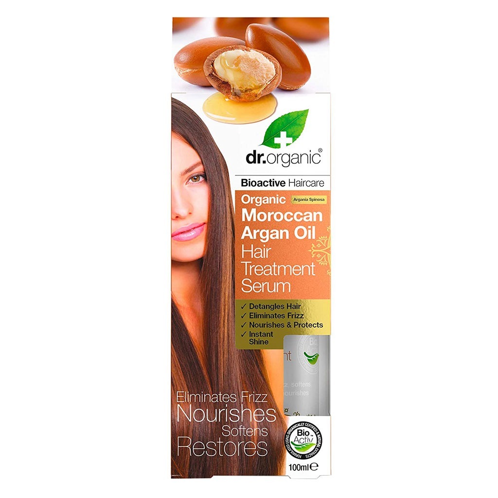 Dr.Organic Moroccan Argan Oil Hair Treatment Serum 100 mL - Easy Pharmacy LLC