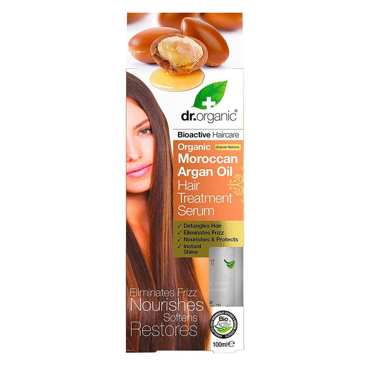 Dr.Organic Moroccan Argan Oil Hair Treatment Serum 100 mL - Easy Pharmacy LLC