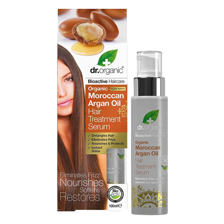 Dr.Organic Moroccan Argan Oil Hair Treatment Serum 100 mL - Easy Pharmacy LLC