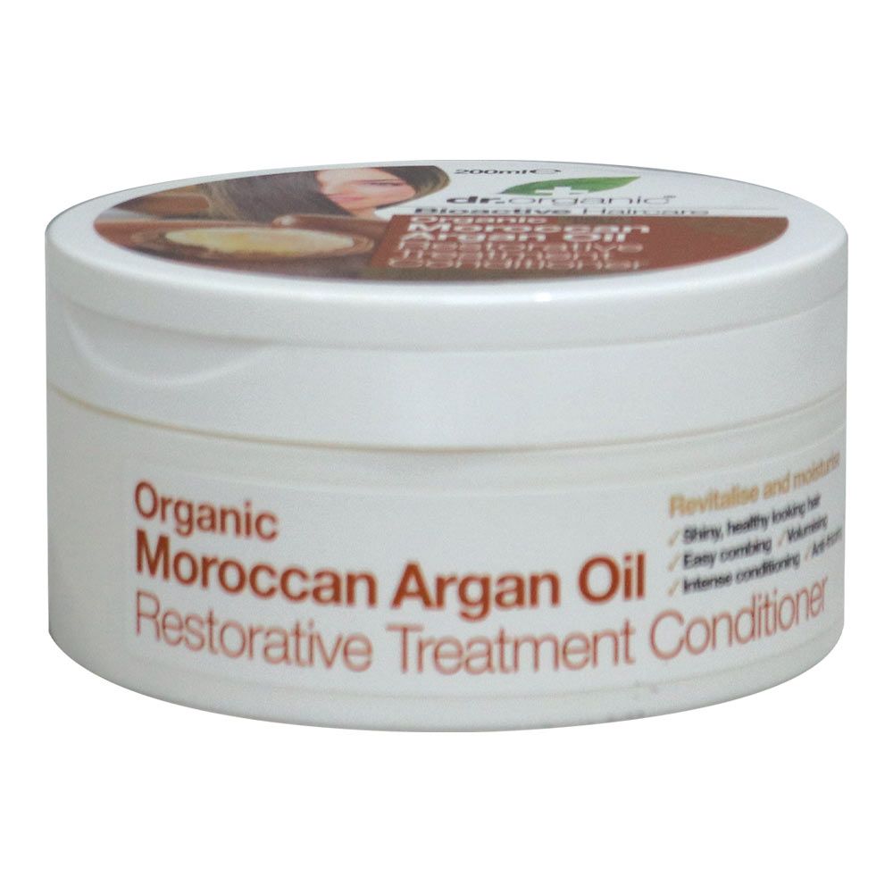 Dr. Organic Moroccan Argan Oil Restorative Treatment Conditioner 200 mL - Easy Pharmacy LLC
