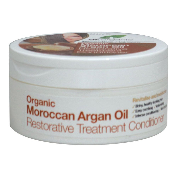 Dr. Organic Moroccan Argan Oil Restorative Treatment Conditioner 200 mL - Easy Pharmacy LLC