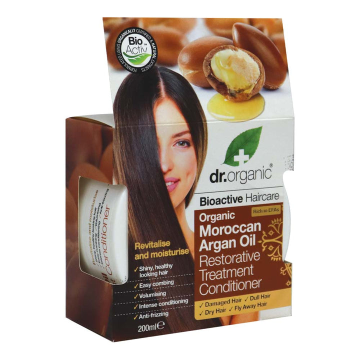 Dr. Organic Moroccan Argan Oil Restorative Treatment Conditioner 200 mL - Easy Pharmacy LLC