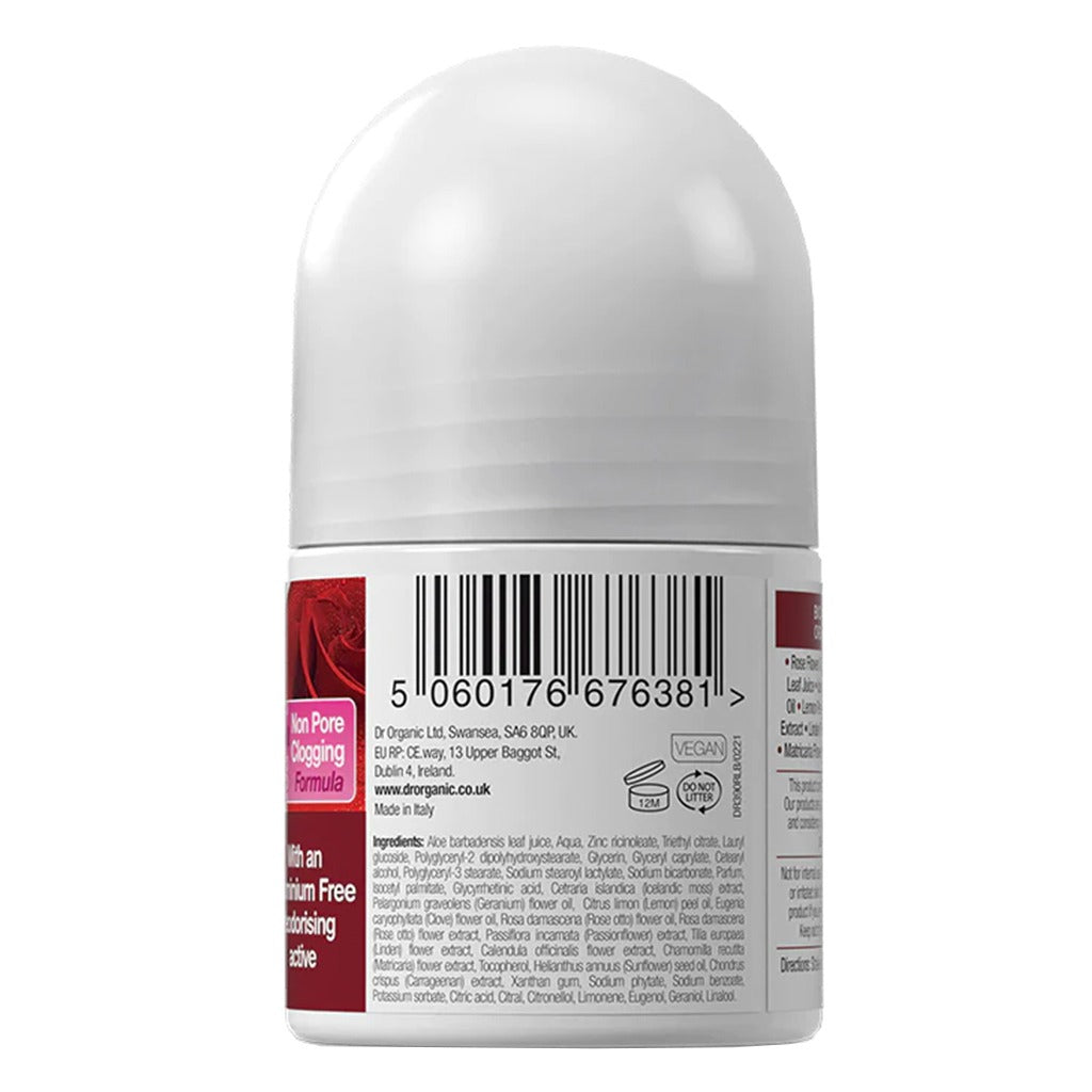 Dr.Organic Rose Otto Deodorant 50 mL - Easy Pharmacy LLC