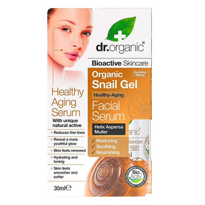 Dr.Organic Snail Gel Facial Serum 30 mL - Easy Pharmacy LLC