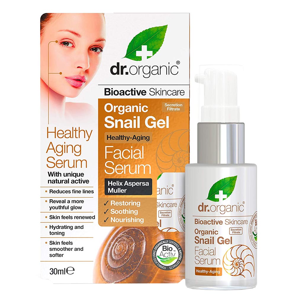 Dr.Organic Snail Gel Facial Serum 30 mL - Easy Pharmacy LLC