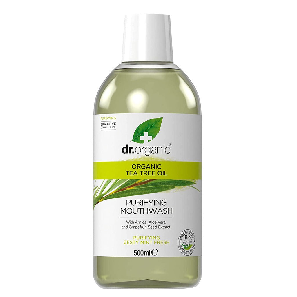 Dr.Organic Tea Tree Mouthwash 500 mL - Easy Pharmacy LLC