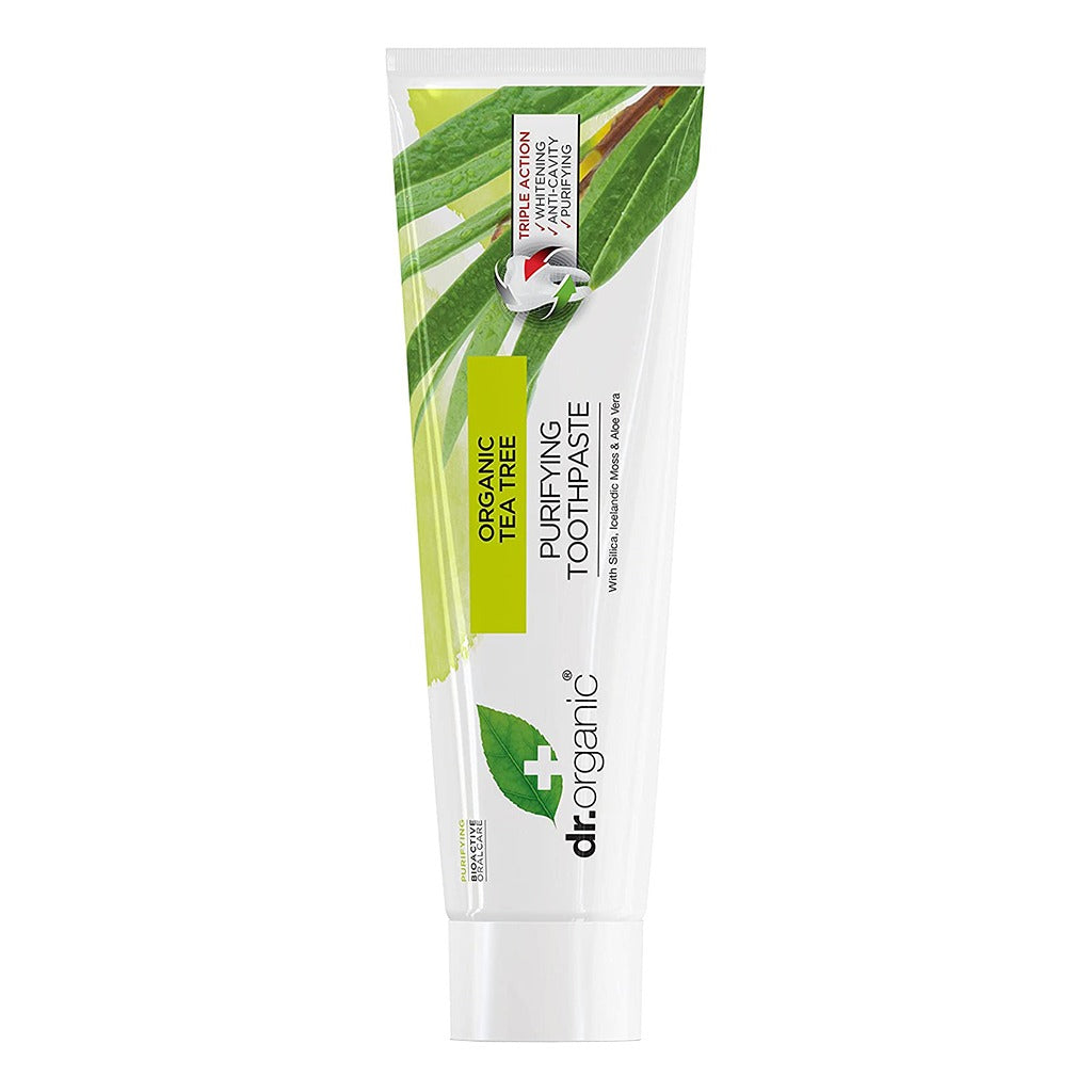 Dr.Organic Tea Tree Toothpaste 100 mL - Easy Pharmacy LLC