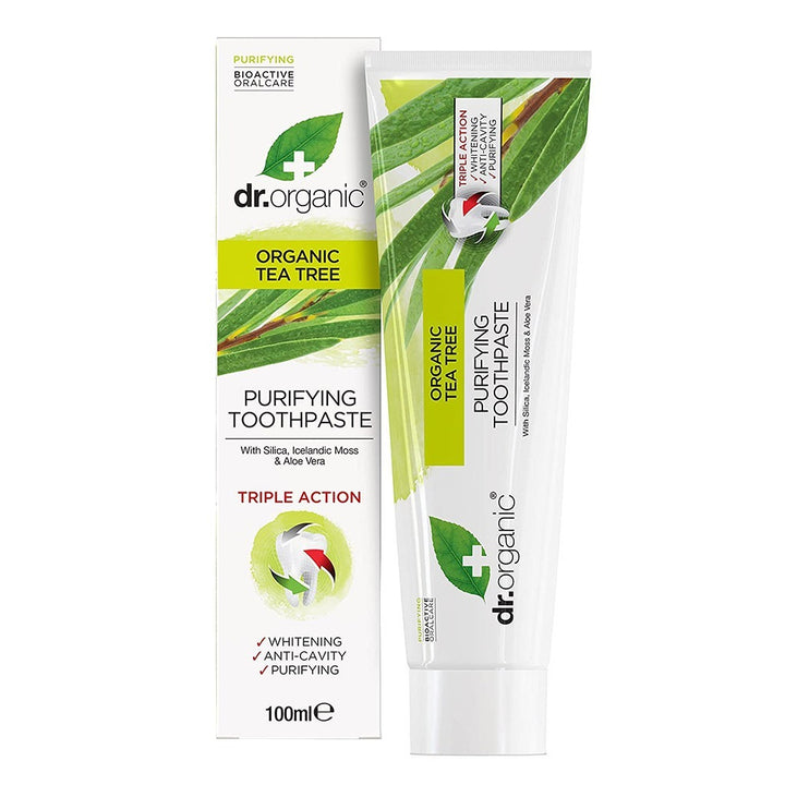 Dr.Organic Tea Tree Toothpaste 100 mL - Easy Pharmacy LLC