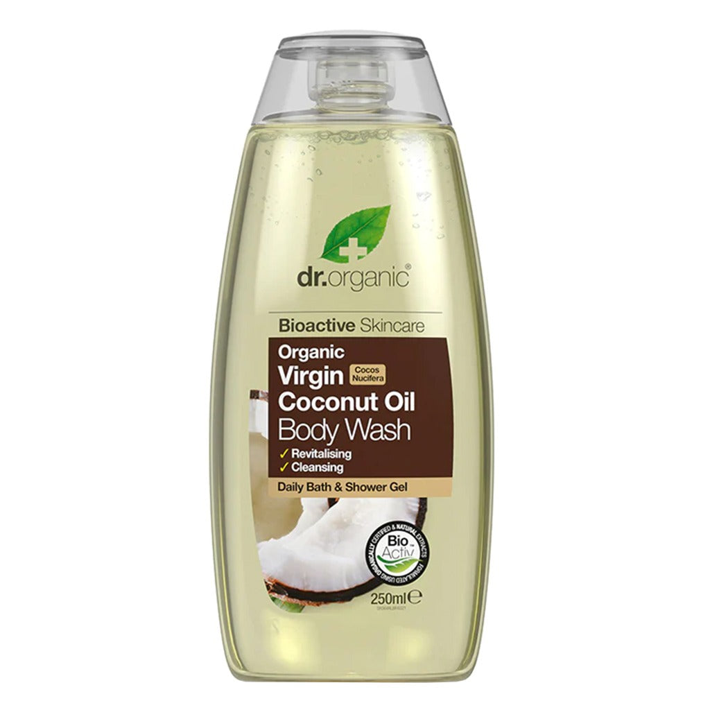 Dr.Organic Virgin Coconut Oil Body Wash 250 mL - Easy Pharmacy LLC