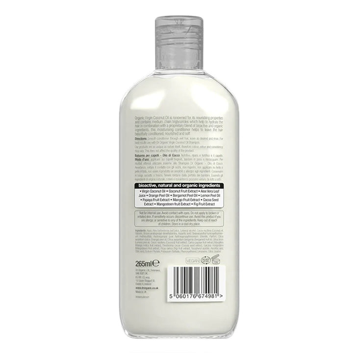Dr.Organic Virgin Coconut Oil Conditioner 265 mL - Easy Pharmacy LLC