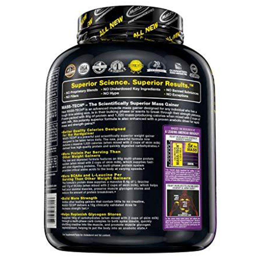 MuscleTech Mass Tech Performance Series Milk Chocolate Powder 7 lbs - Easy Pharmacy LLC
