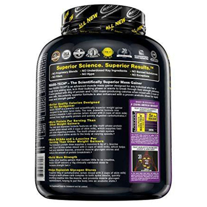 MuscleTech Mass Tech Performance Series Milk Chocolate Powder 7 lbs - Easy Pharmacy LLC
