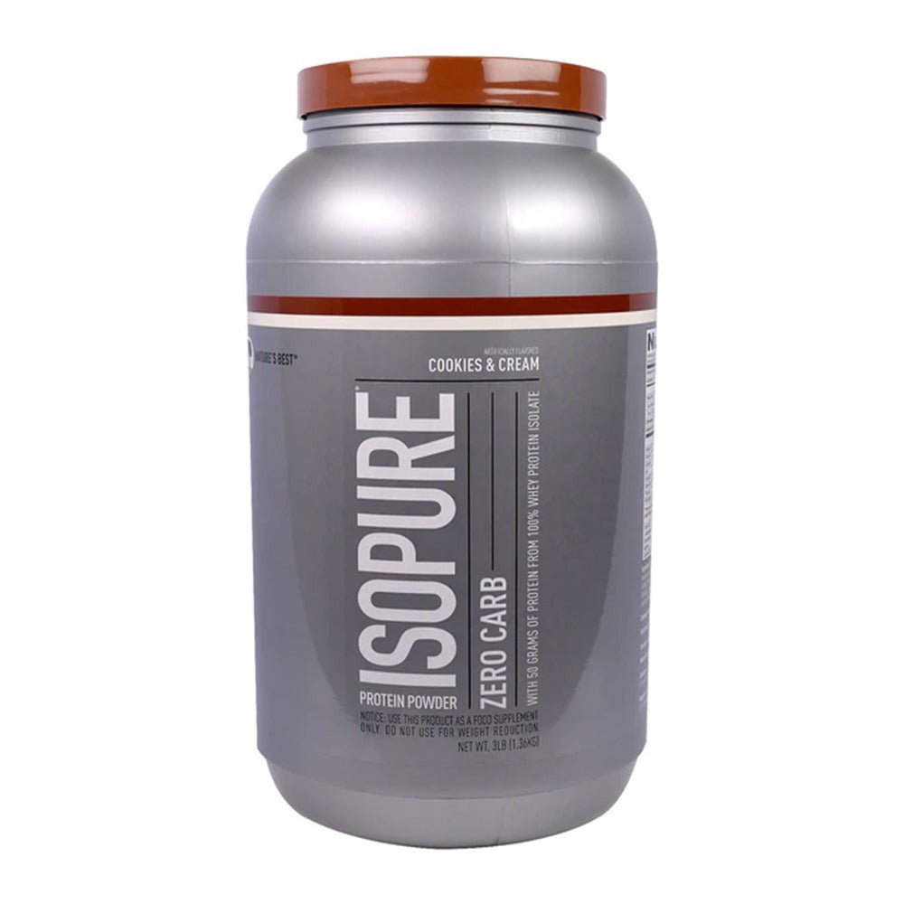 Natures Best Isopure Zero Carb Protein Powder Cookies & Cream 3 Lb - Easy Pharmacy LLC