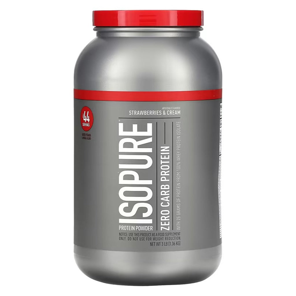 Natures Best Isopure Zero Carb Protein Powder Strawberries & Cream 3 lb - Easy Pharmacy LLC