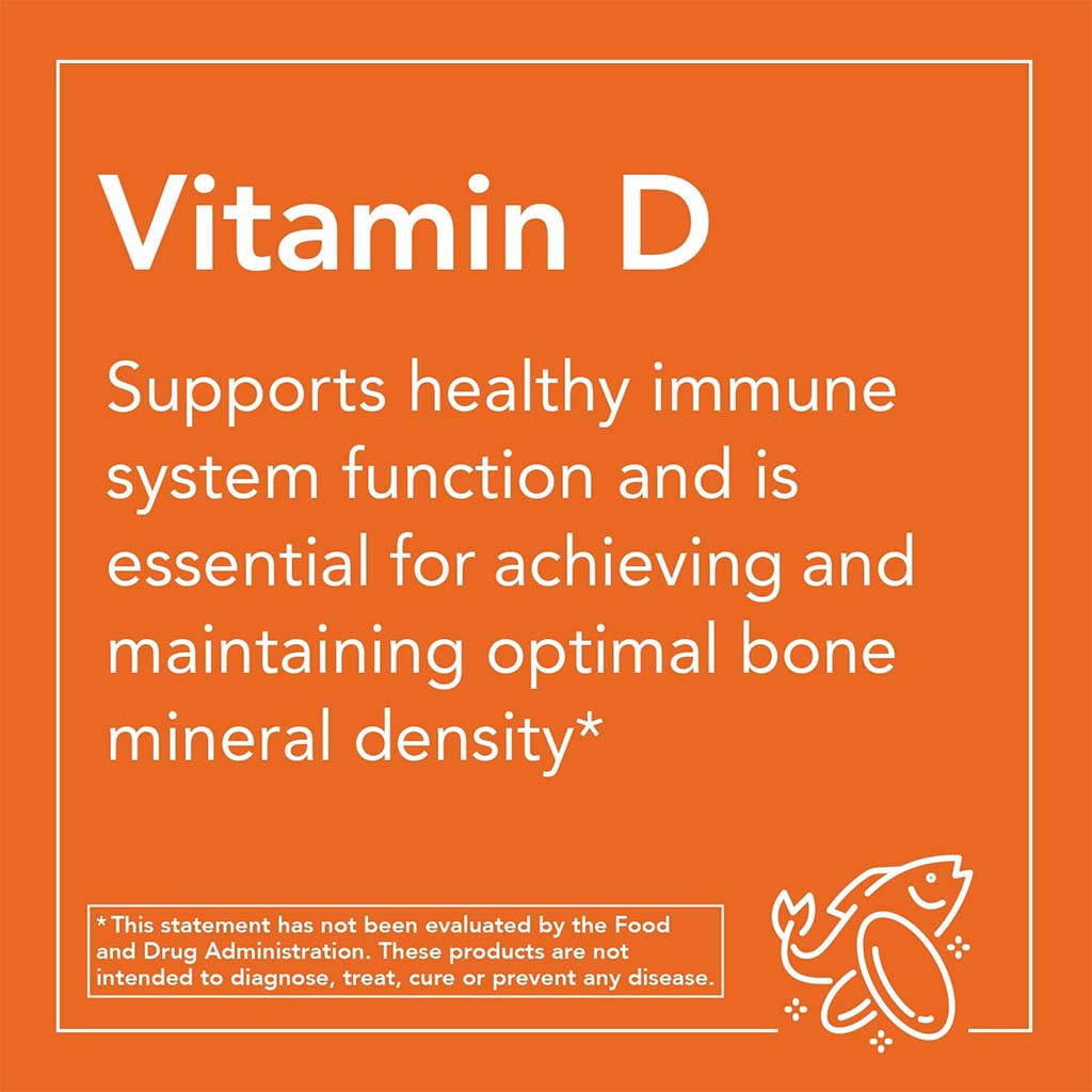 Now High Potency Vitamin D3 2000IU Softgels For Strong Bones & Immune Support, Pack of 120's - Easy Pharmacy LLC