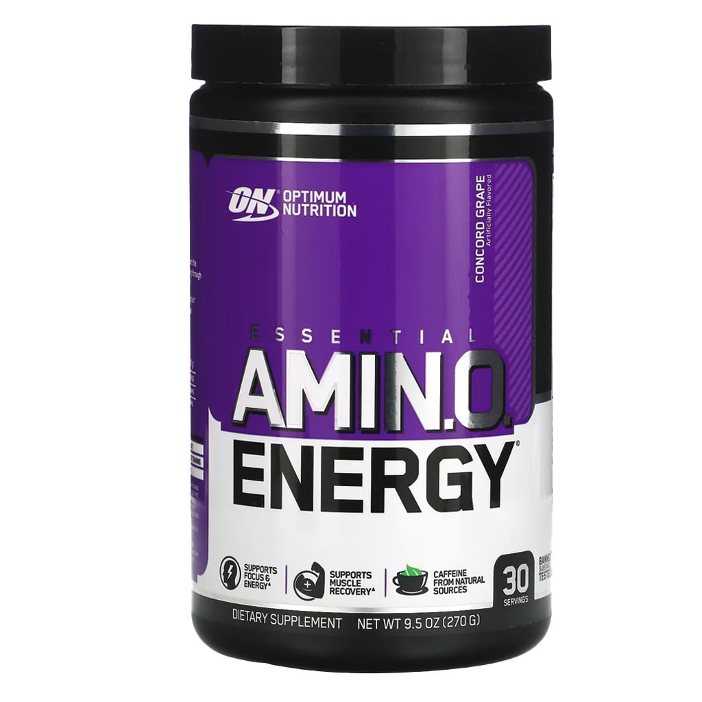 Optimum Nutrition Essential Amino Energy COptimum Nutritioncord Grape 270g 30 Servings - Easy Pharmacy LLC