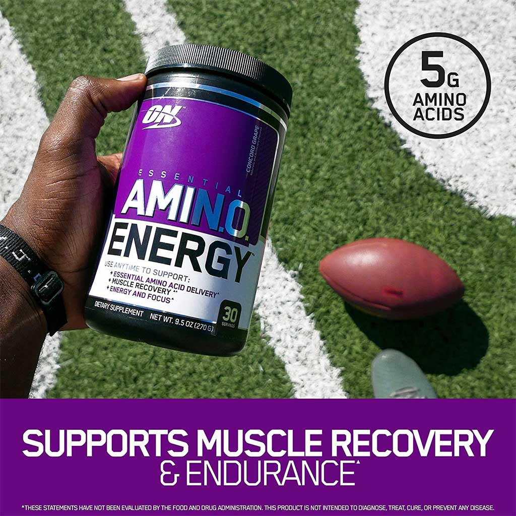 Optimum Nutrition Essential Amino Energy COptimum Nutritioncord Grape 270g 30 Servings - Easy Pharmacy LLC