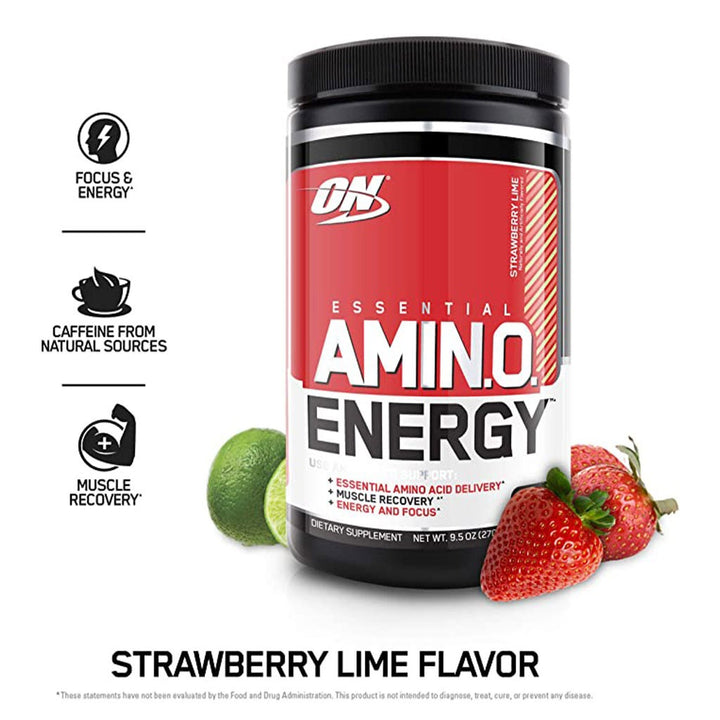 Optimum Nutrition Essential Amino Energy Strawberry Lime 30 Servings - Easy Pharmacy LLC
