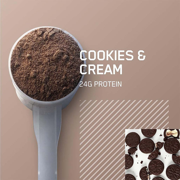 Optimum Nutrition Gold Standard 100% Whey Protein Powder Drink Mix Cookies & Cream Powder 5lb - Easy Pharmacy LLC