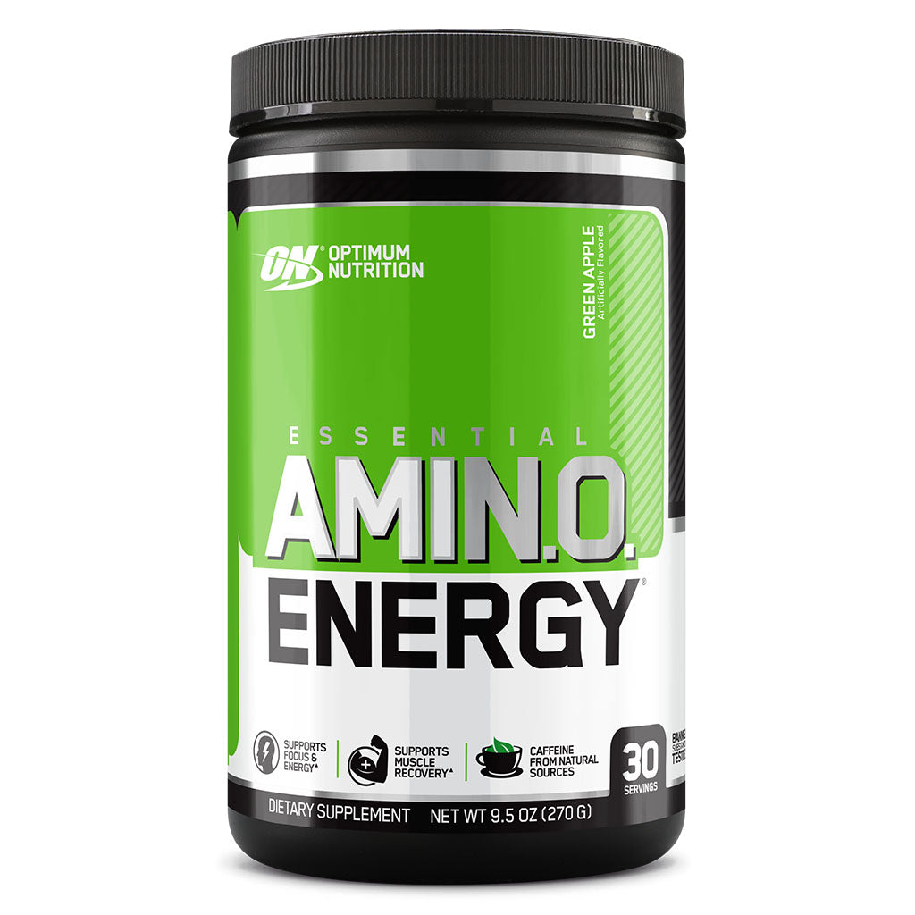 Optimum Nutrition Amino Energy For Energy & Muscle Recovery - Green Apple, 270g - 30 Servings - Easy Pharmacy LLC