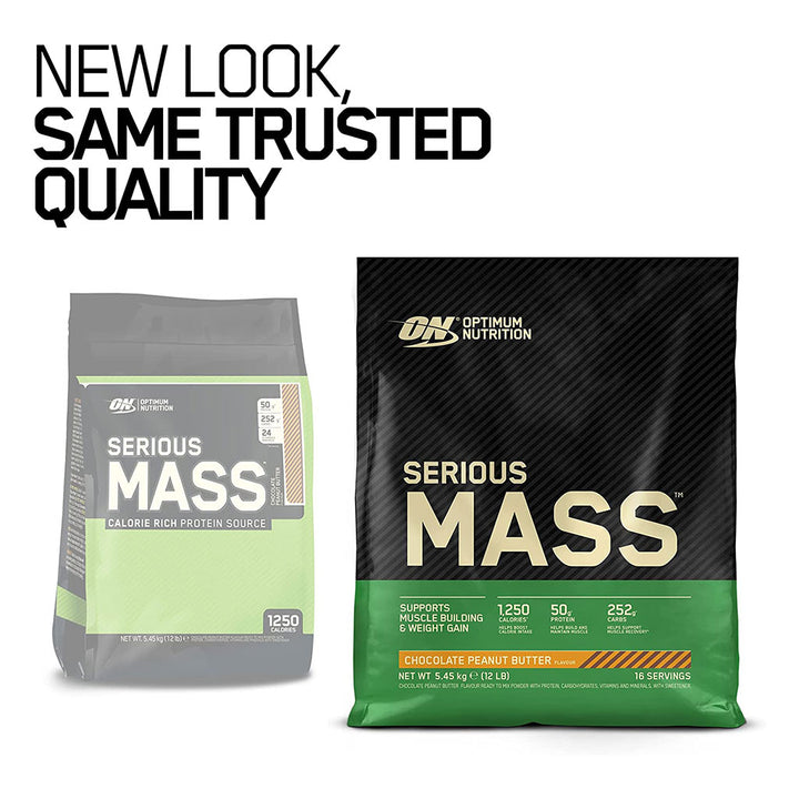 Optimum Nutrition Serious Mass Protein Powder Chocolate Peanut Butter 12lb - Easy Pharmacy LLC