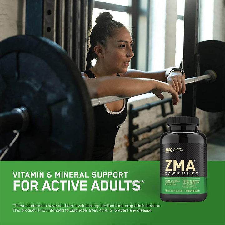 Optimum nutrition ZMA Capsules, Pack of 90's - Easy Pharmacy LLC