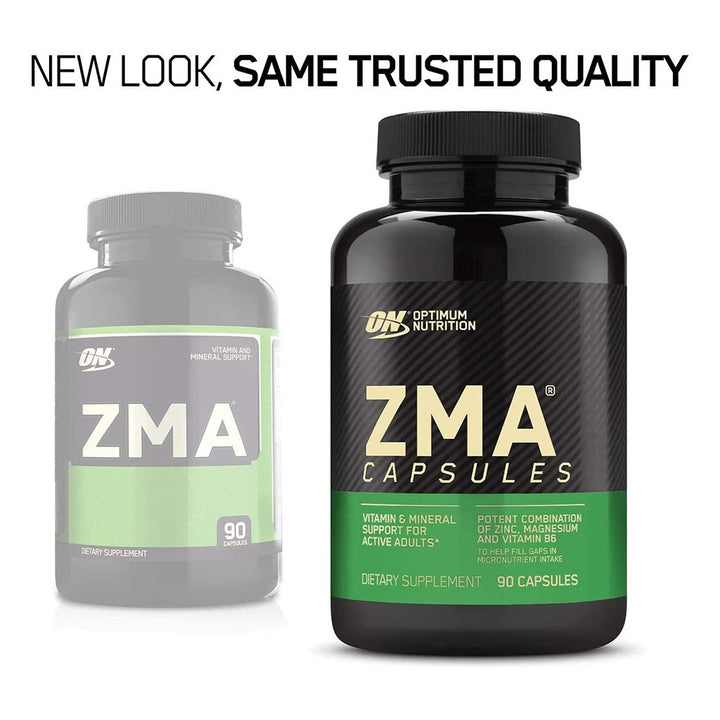 Optimum nutrition ZMA Capsules, Pack of 90's - Easy Pharmacy LLC